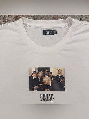 QILO Tactical Squad Graphic Tee Shirt White 2XL Extra Large Limited Hypebeast